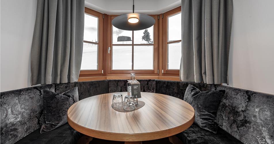Bay window seating area