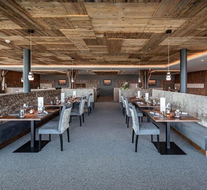 La sala da pranzo