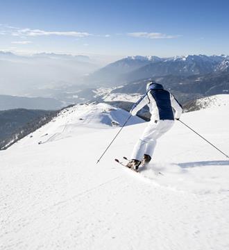 Two skiers
