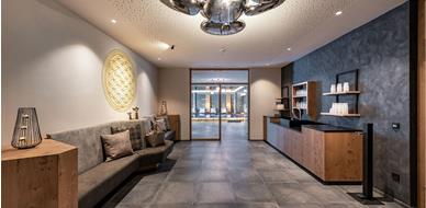 Tea corner in the spa