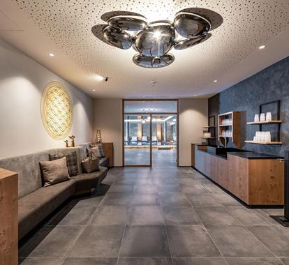 Tea corner in the spa