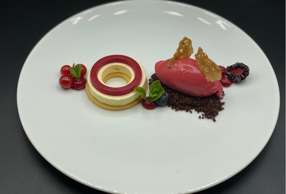 Ein Dessert